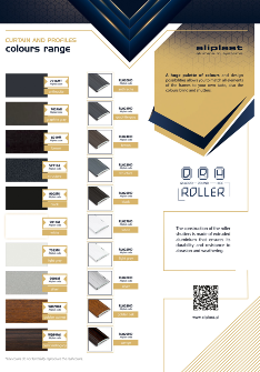  Colours range roller shutter Aliplast 