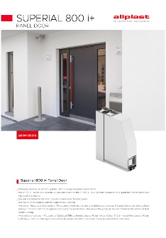Superial 800 i+ Panel Door_EN