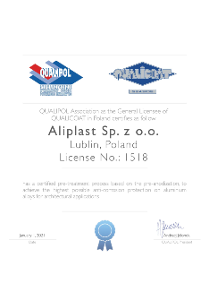 Aliplast Qualipol Pre-anodization