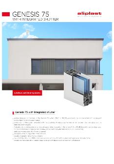 Genesis 75 integrált árnyékolóval